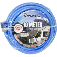 RV Flomaster 12mm Food Grade Water Hose - 10m with fittings