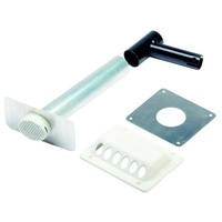 Dometic Flue Kit Including T Piece - White