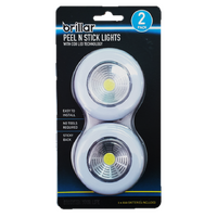 Brillar Peel & Stick Lights with COB LED Technology set of 2